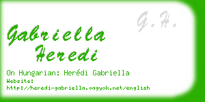 gabriella heredi business card